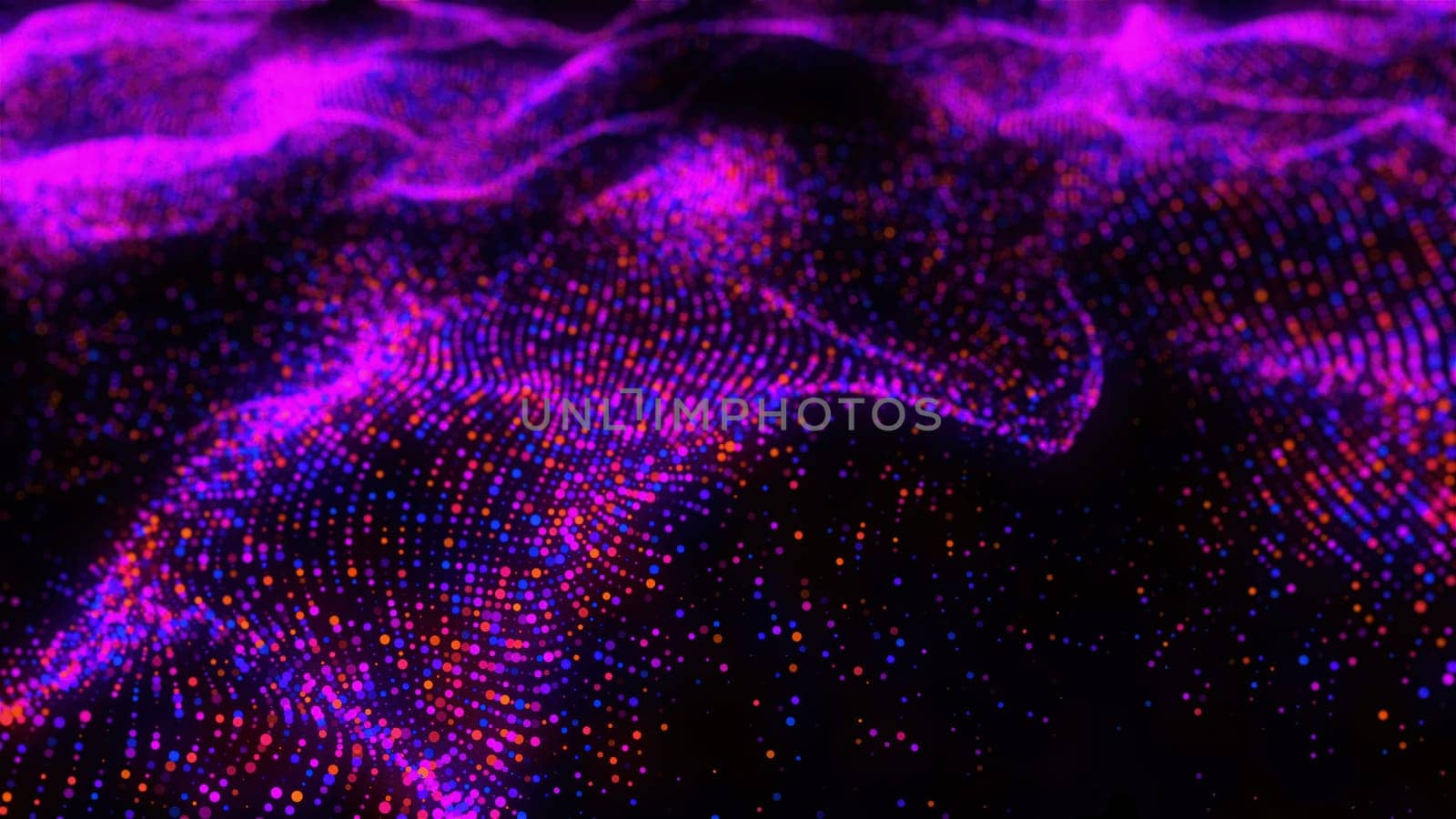 Abstract particle waves. Computer generated 3d render,Abstract particle waves. Computer generated 3d render