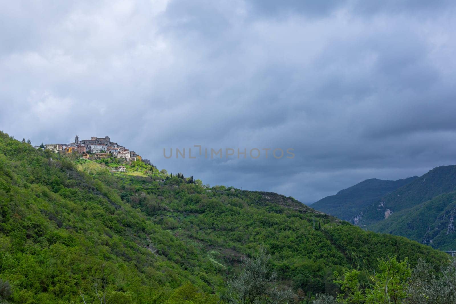 Savoia di Lucaniain, Potenza, village view. Italy