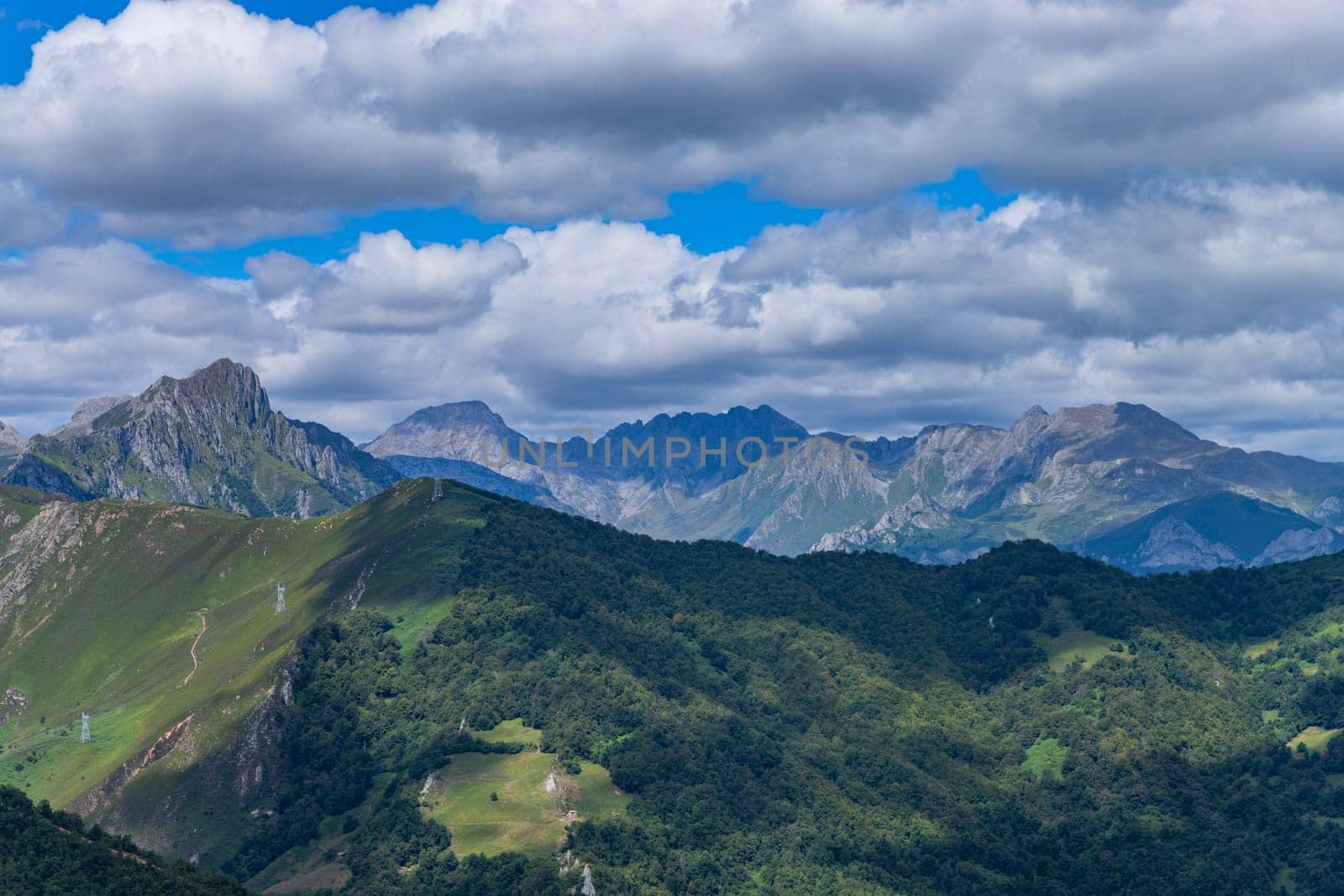 Massif of Las Ubinas between Asturias and Leon. In the Natural Parks of Las Ubinas-La Mesa in Asturias and the Natural Park of Babia y Luna in Leon, Spain