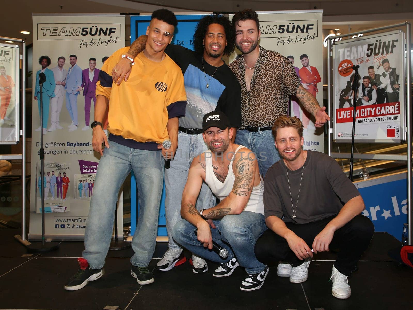 Schlager Boyband TEAM 5ÜNF  in Magdeburg  am 24.10.2023