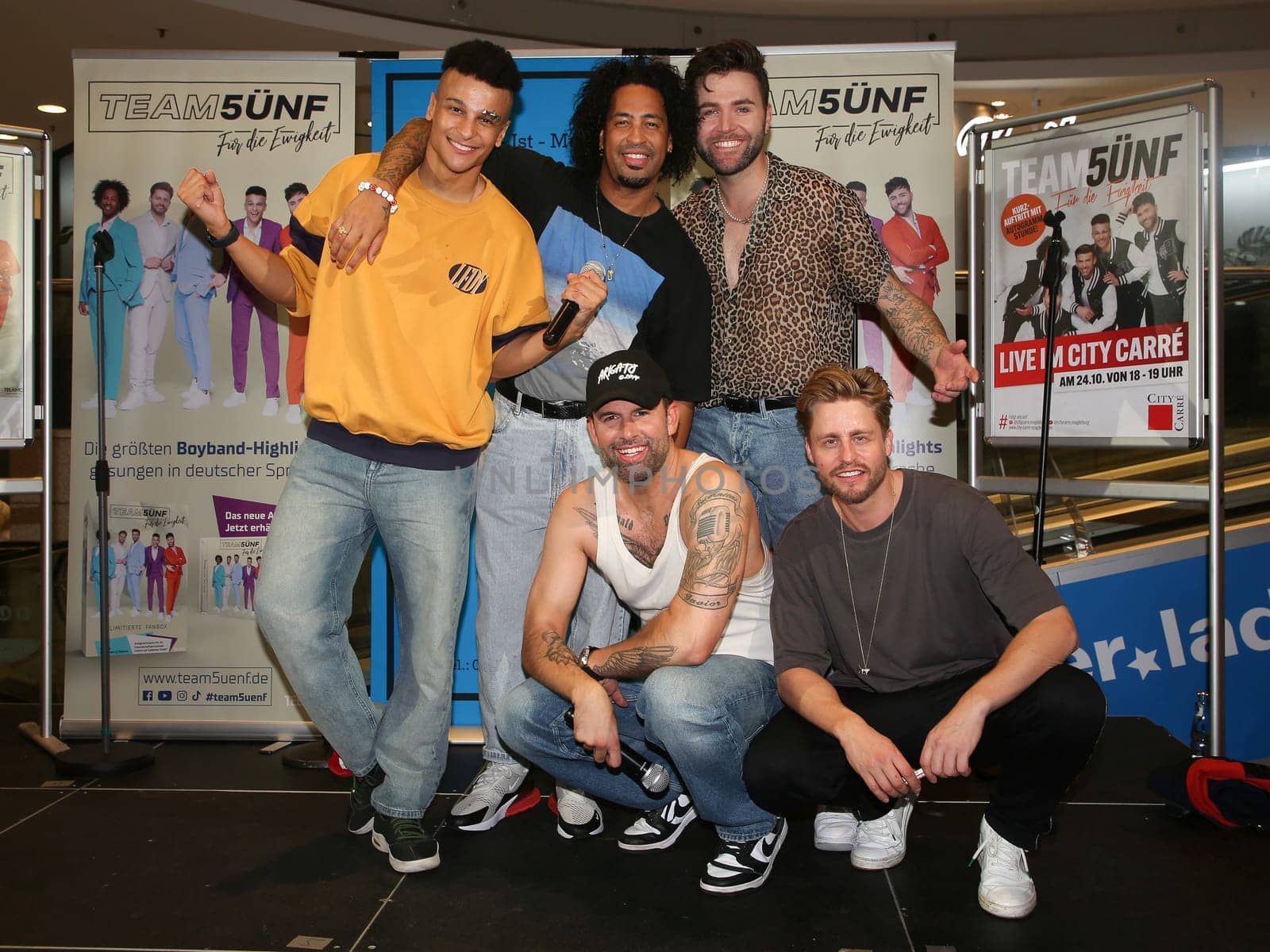 Schlager Boyband TEAM 5ÜNF  in Magdeburg  am 24.10.2023
