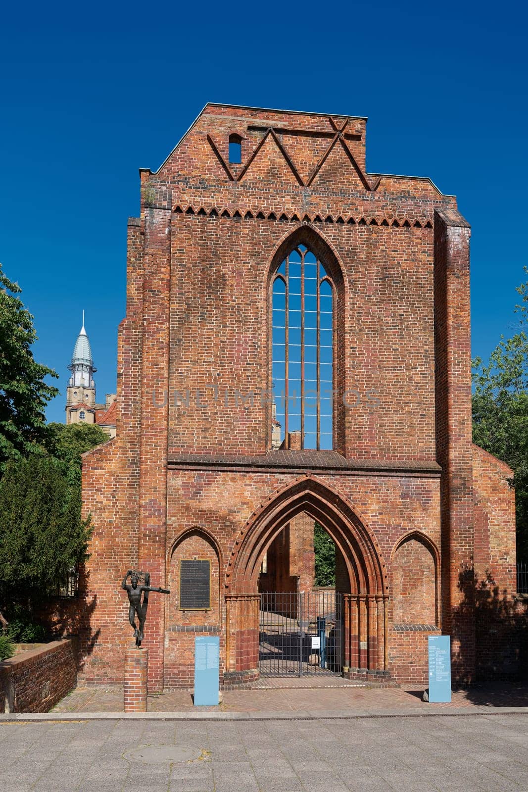 The ruin of the Franciscan monastery church in Berlin Mitte, it is the oldest building in the city of Berlin and in history was called the gray monastery