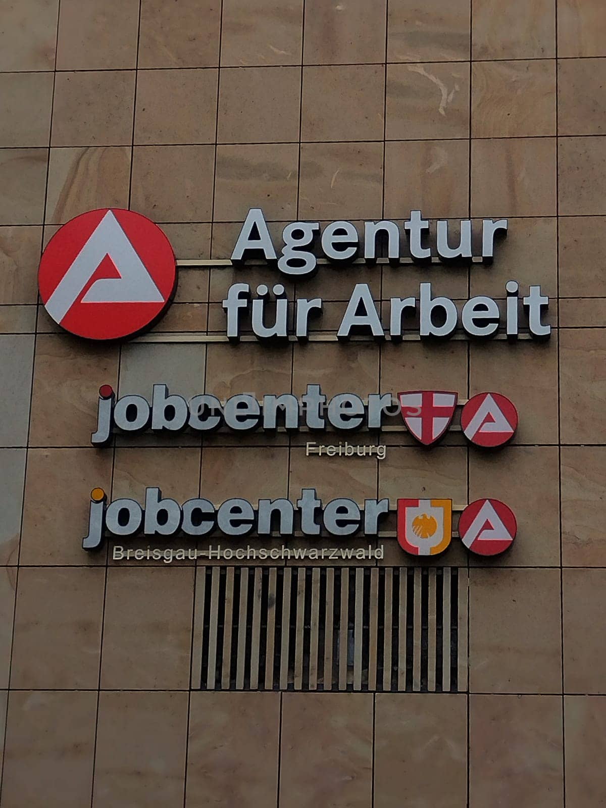 Logo of the Employment Agency - Jobcenter Freiburg  Theme - Work and Economy