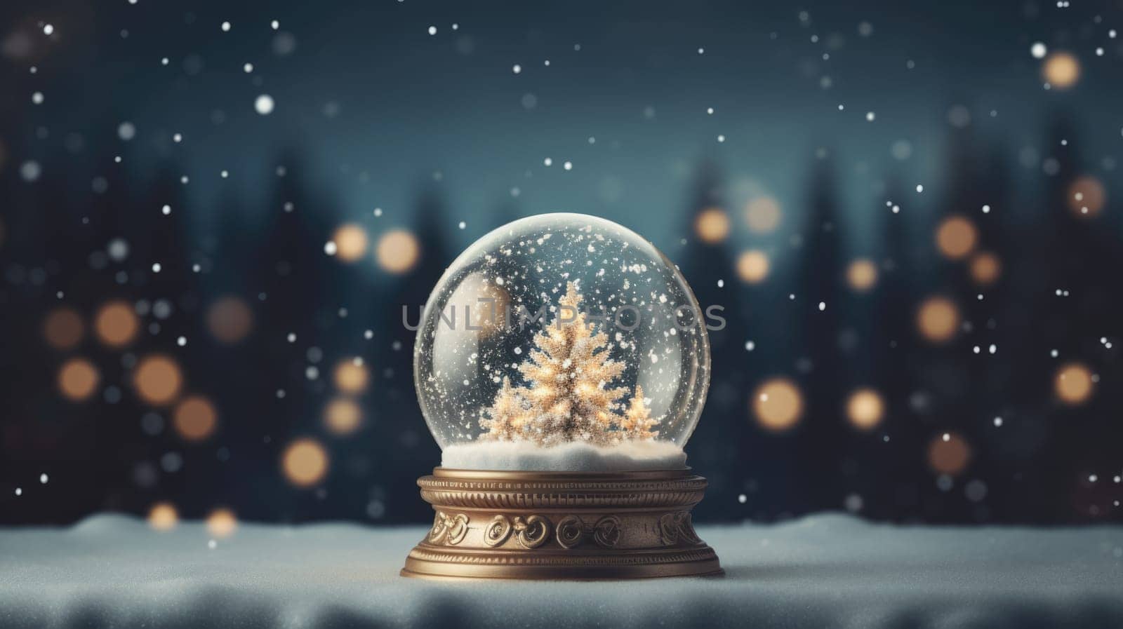 x'mas christmas winter snowglobe cabin, ai