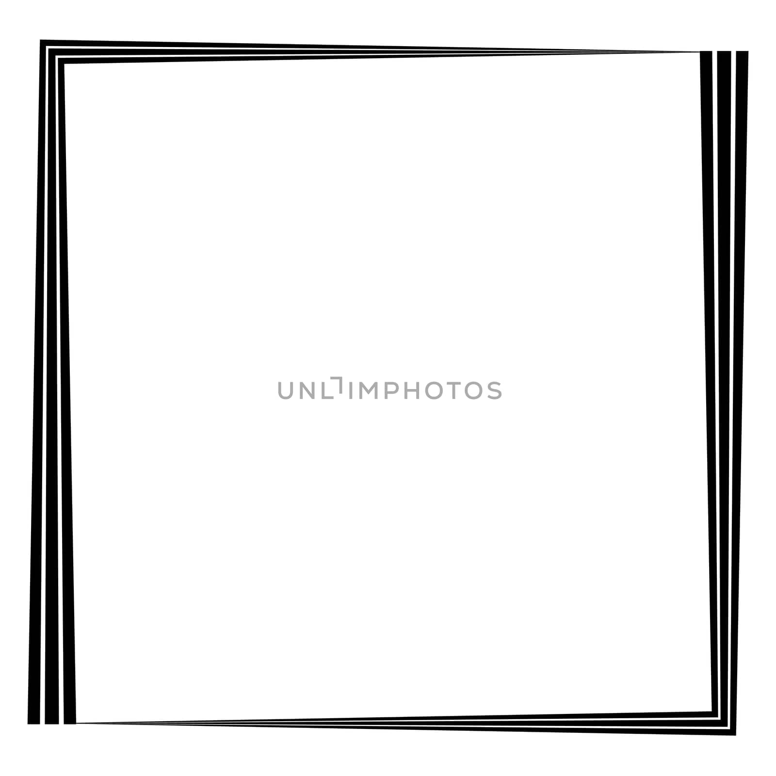 Abstract photo frame made double stripes, interior template