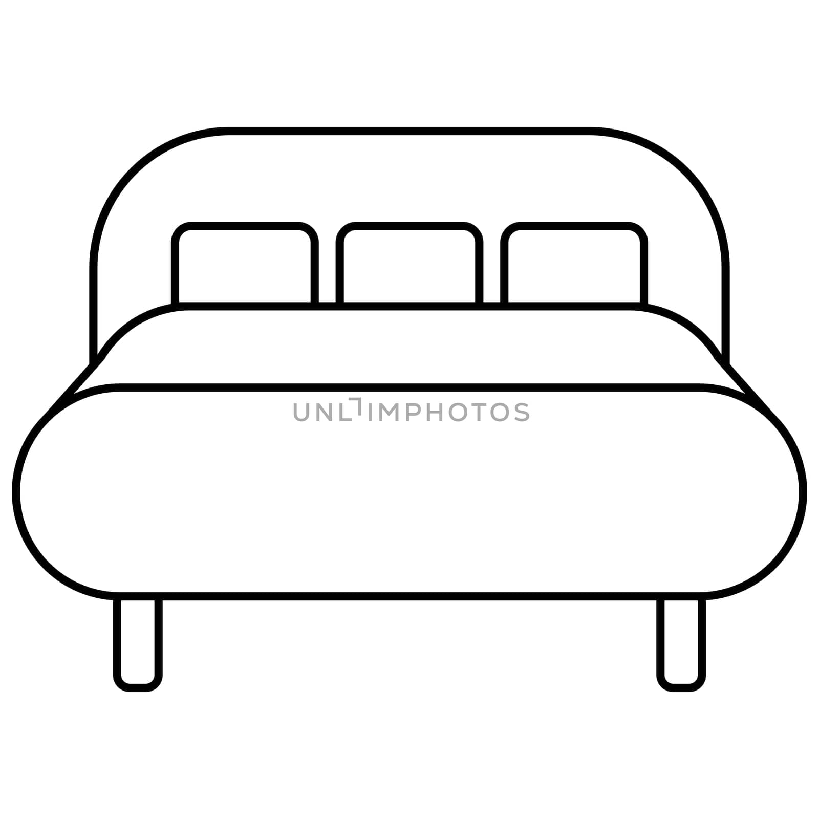 Icon bed sleep and rest bed orthopedic mattress and pillows
