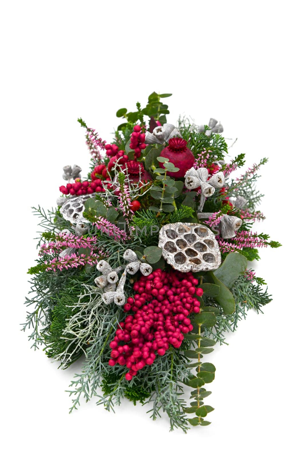 Grave decorations freshly put in place