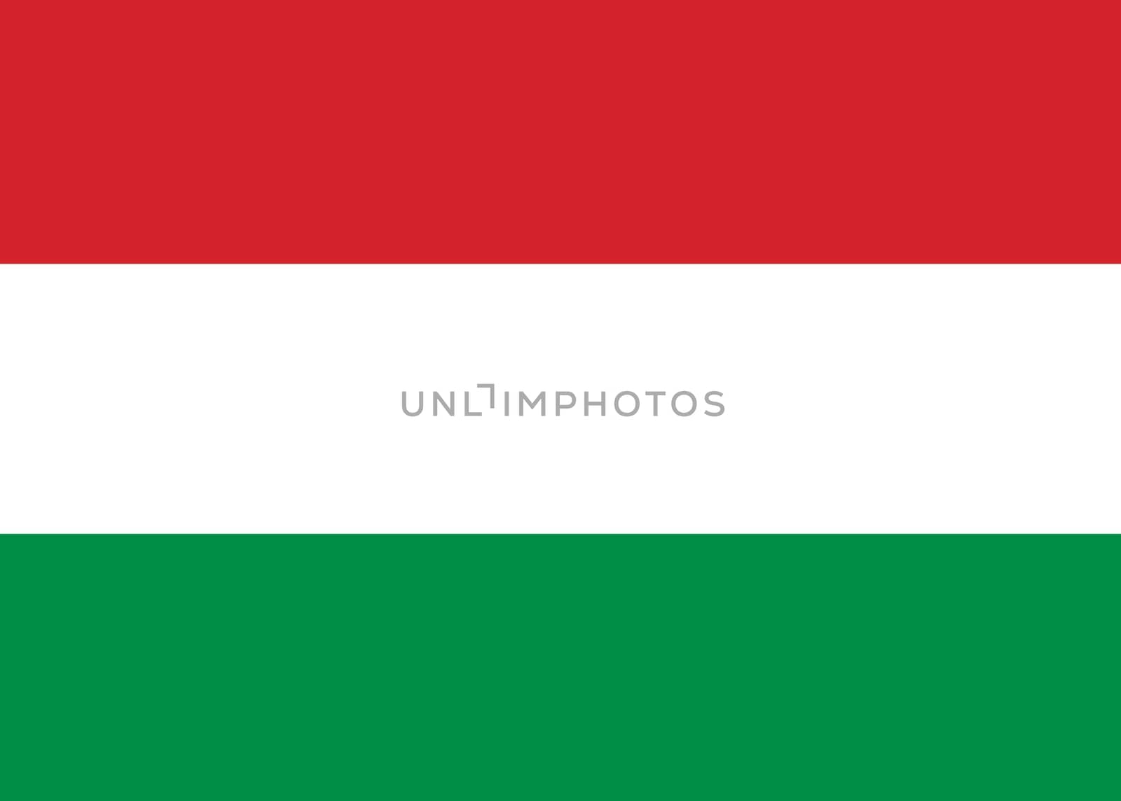 Flag of Hungary. Hungarian flag. Hungarian national flag. Republic of Hungary. European country