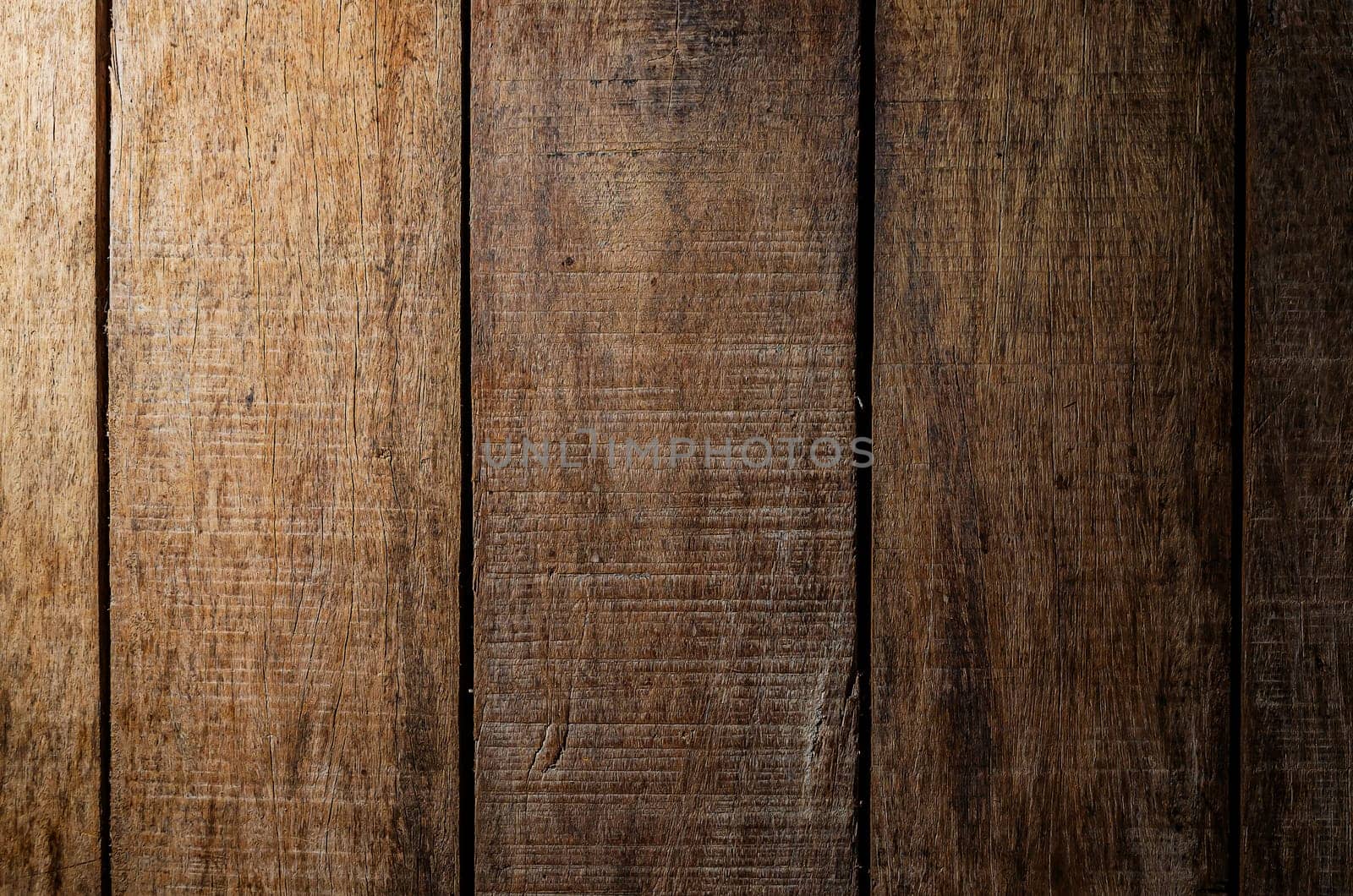 Wood texture, Wood background, wood pattern, Empty wooden desk table and bag, Old brown dark wood wall texture and pattern background for design, Still life style,