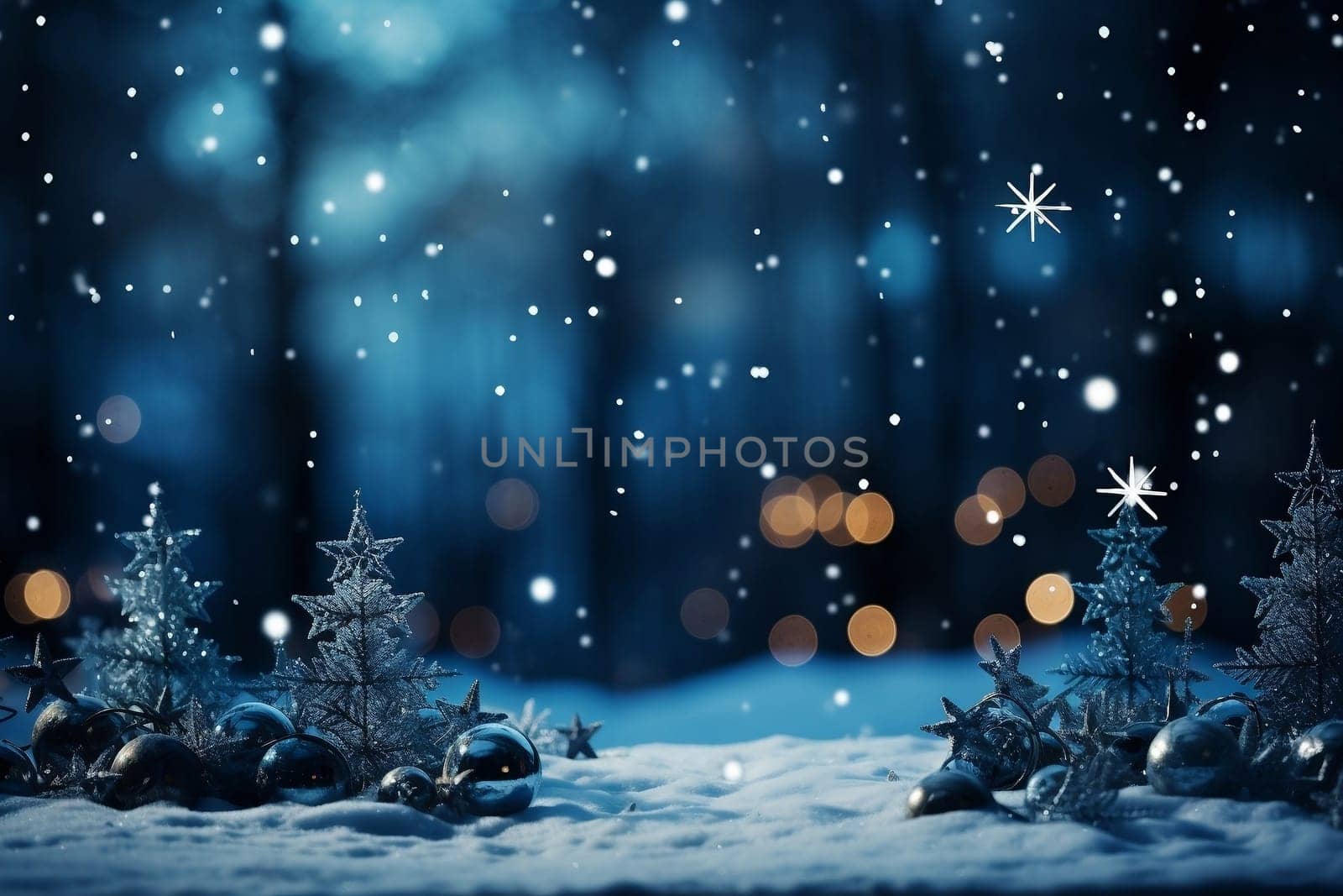 Beautiful and wonderful Christmas background with customizable space for Christmas wishes.