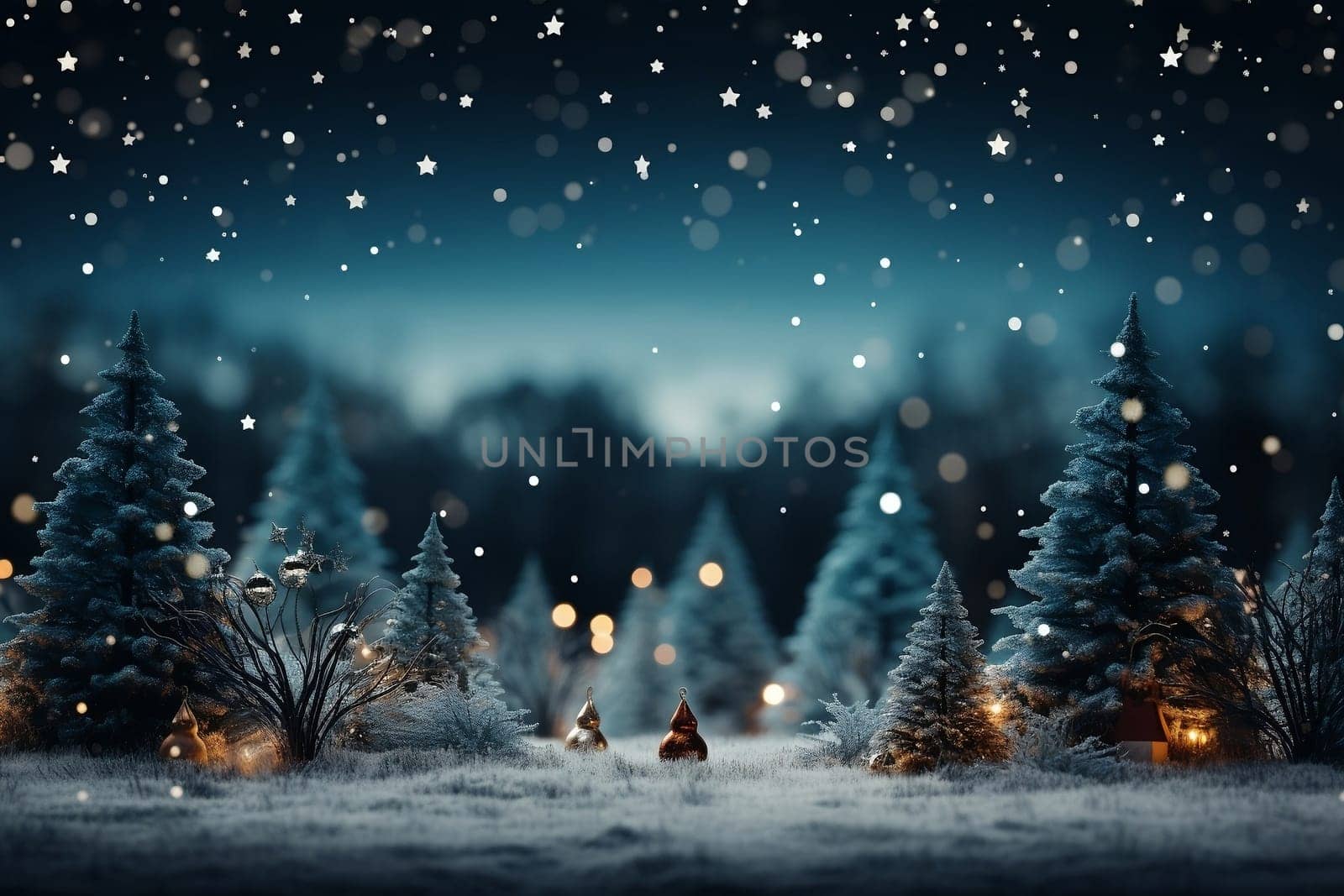 Beautiful and wonderful Christmas background with customizable space for Christmas wishes.