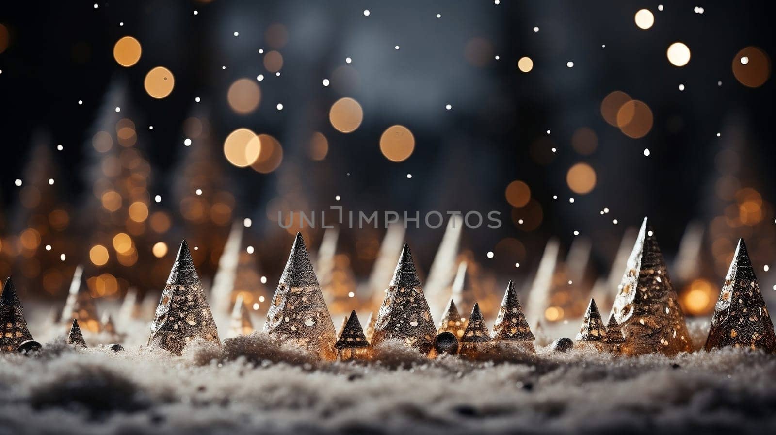 Beautiful and wonderful Christmas decoration background with customizable space for Christmas wishes.