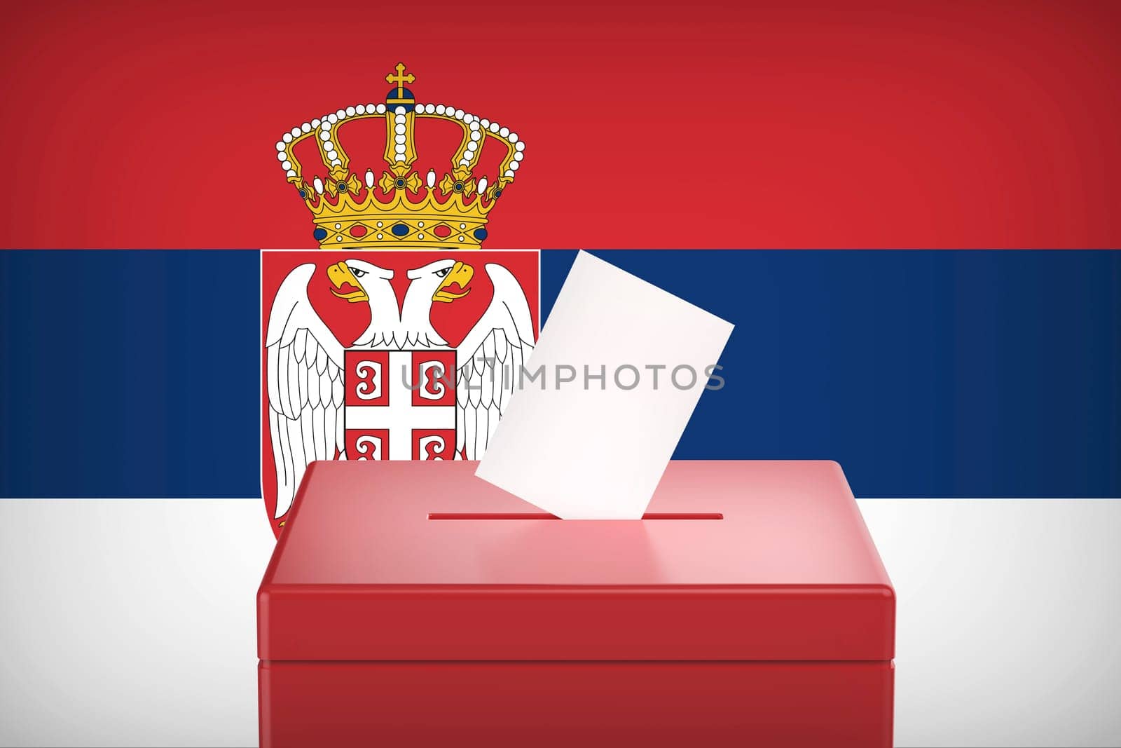 Concept image for elections in Serbia