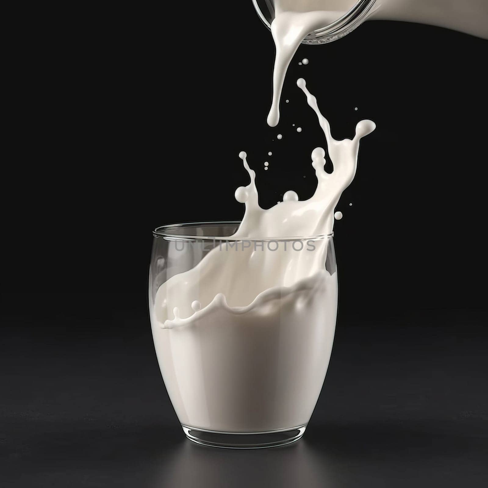 liquid chocolate splash explosion. Isolated On white background. A.I. generated image.