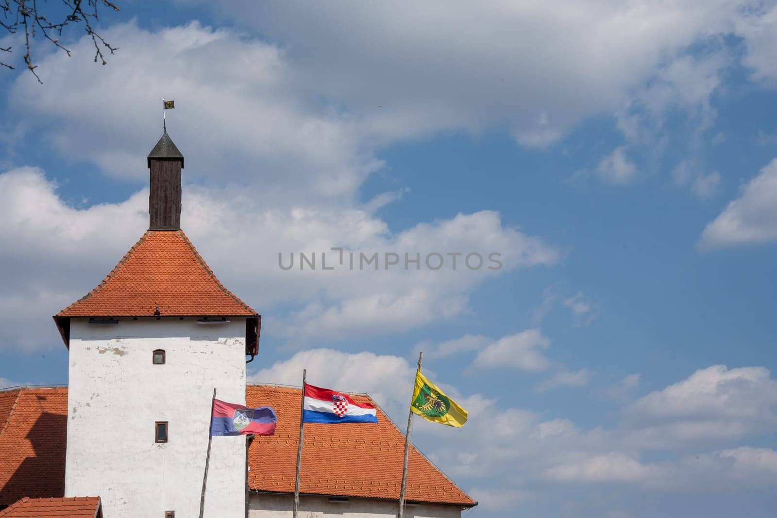 DURDEVEC/CROATIA - 2022-03-27: Old town Durdevac, a hidden gem nestled in the heart of Croatia. This fortification was built in the late 15th century as a fortress to protect against Ottoman attacks