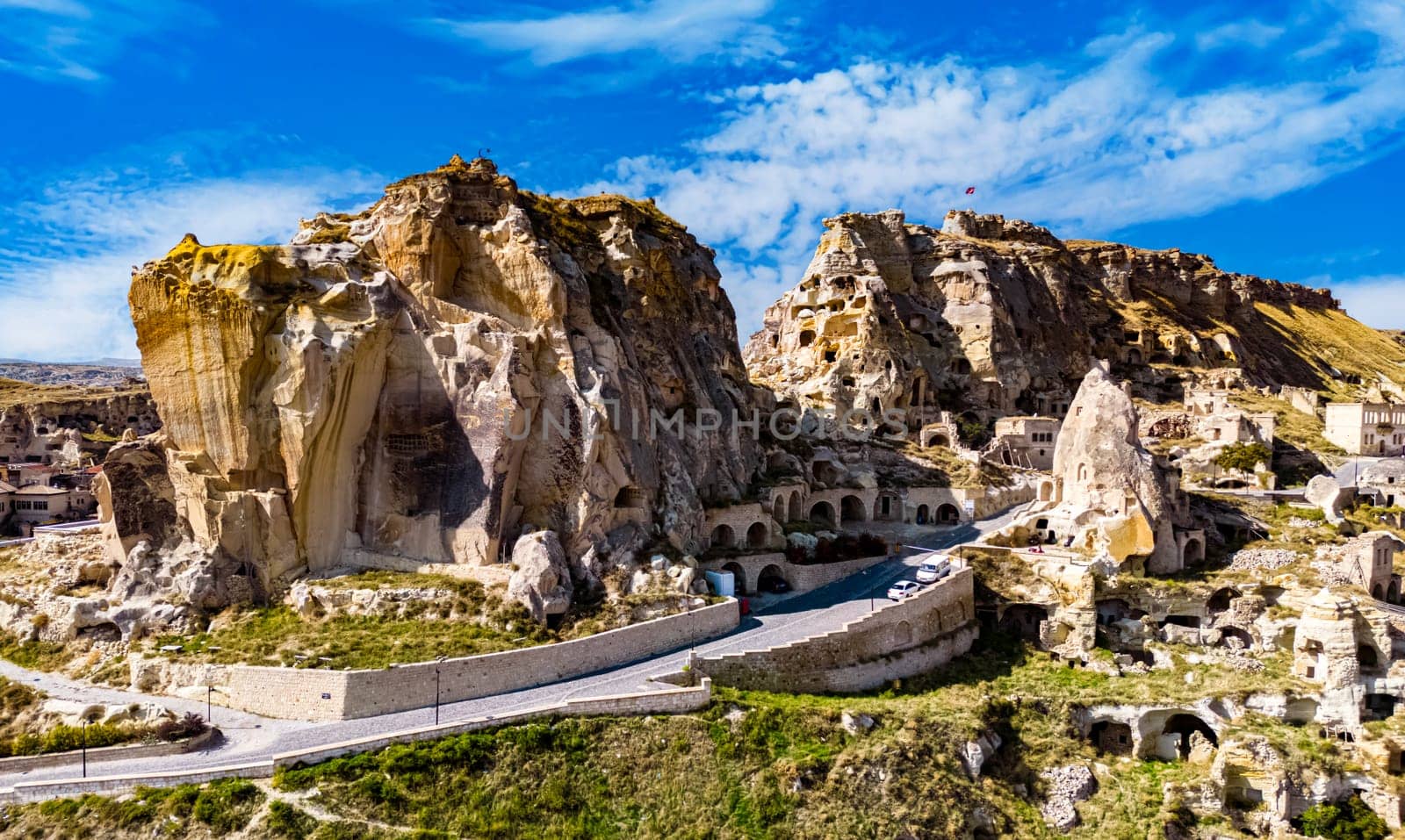 View of Urgup in Nevsehir Province in Cappadocia, Turkey.