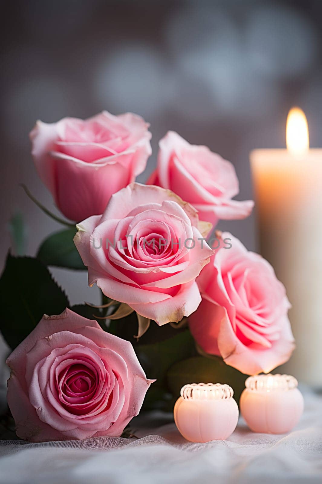 Faith, hope, love and Valentine's Day background. AI generativ.