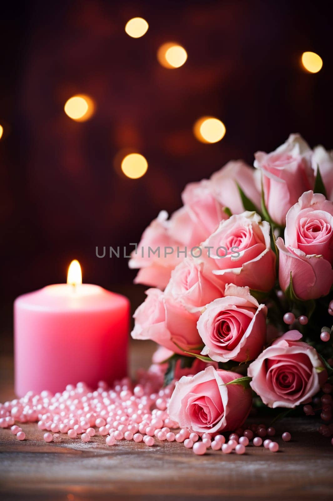 Faith, hope, love and Valentine's Day background. AI generativ.