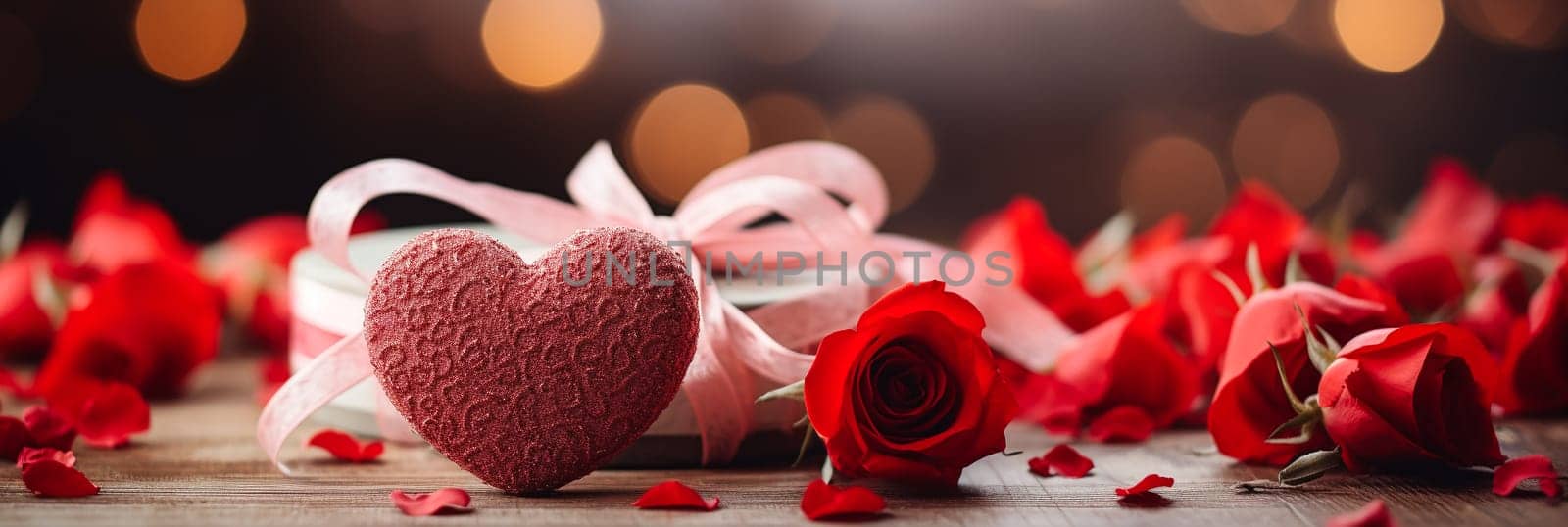 Faith, hope, love and Valentine's Day background. AI generativ.
