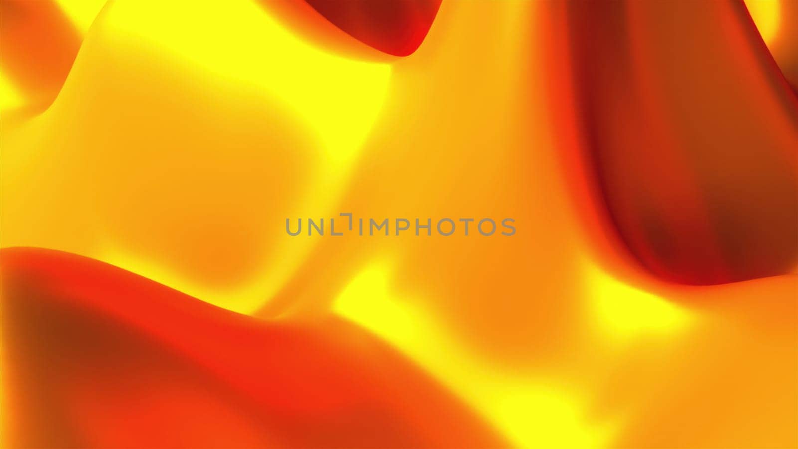 Abstract golden wave. Computer generated 3d render