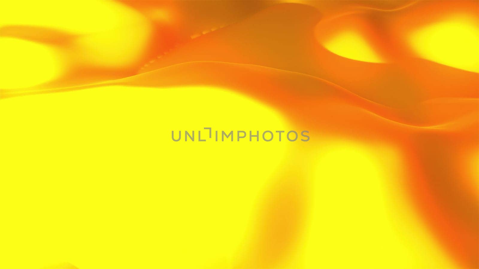 Abstract golden wave. Computer generated 3d render