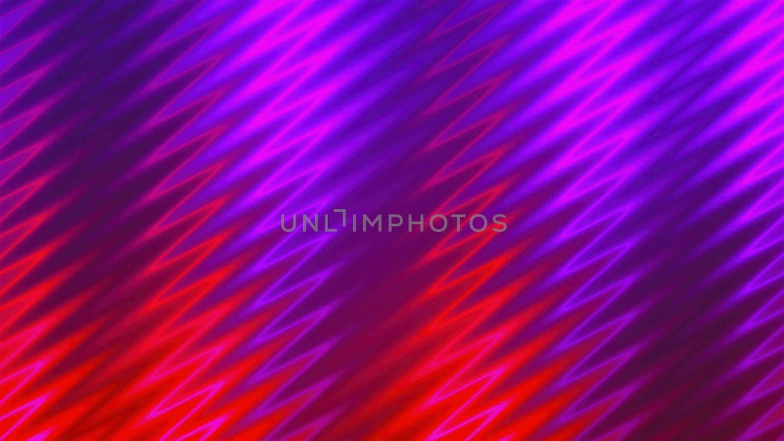 Zig zag neon lines. Computer generated 3d render
