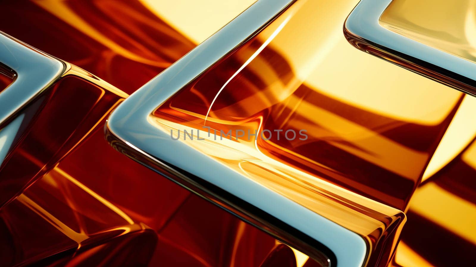Glass geometric sctructude - abstract image.
