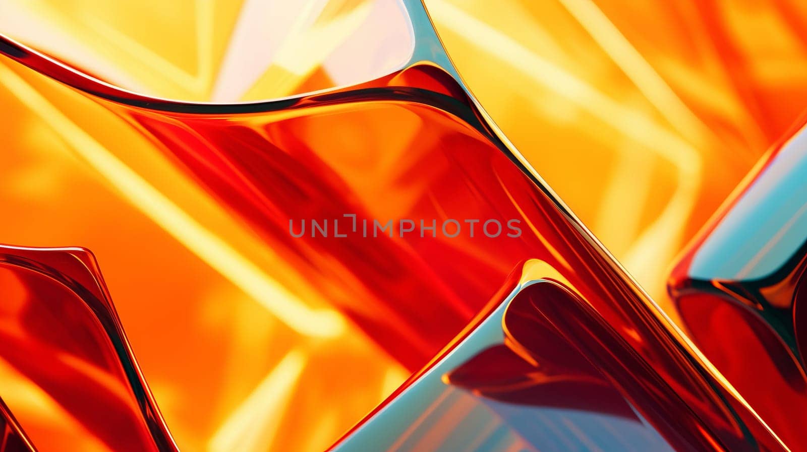Glass geometric sctructude - abstract image.