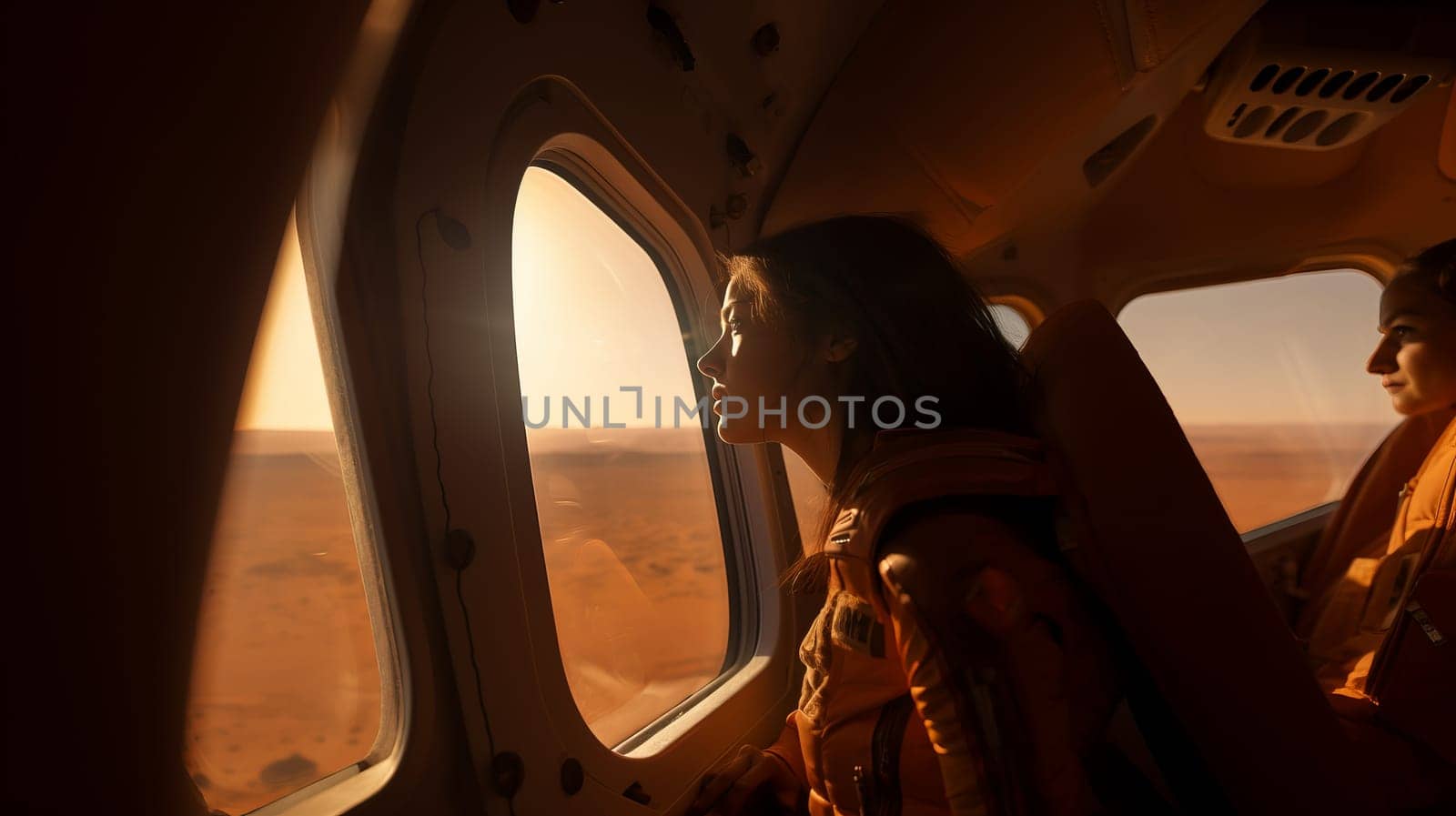 Approaching Mars. Space exploration. Space program. Human exodus to Red Planet.