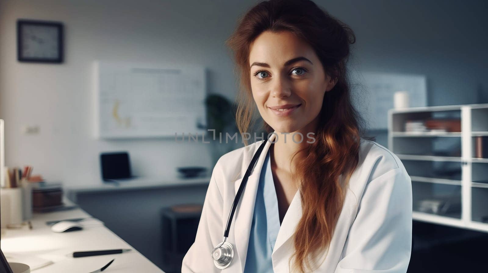 Attractive female doctor