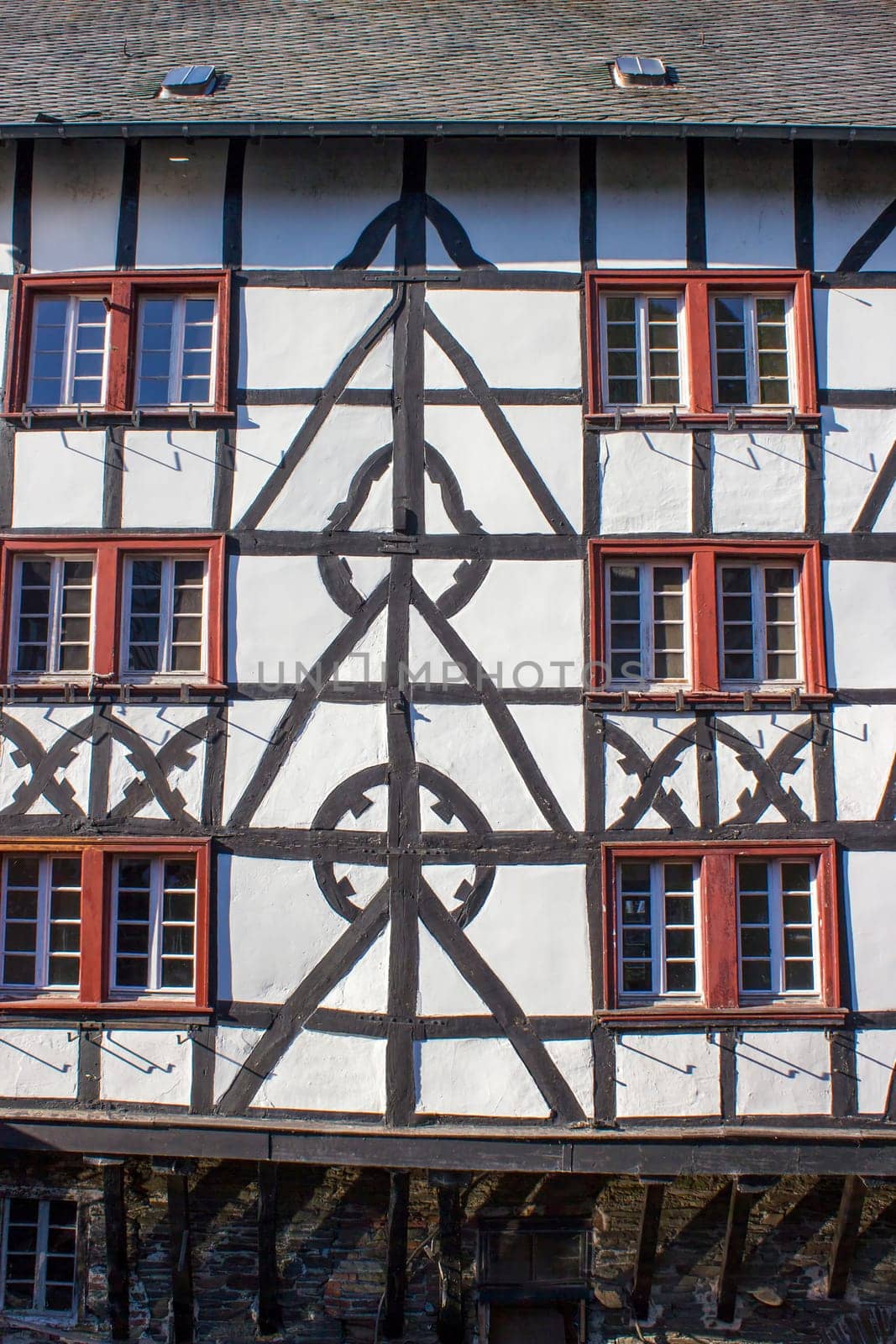 picturesque house in the historic center of Monschau, Germany