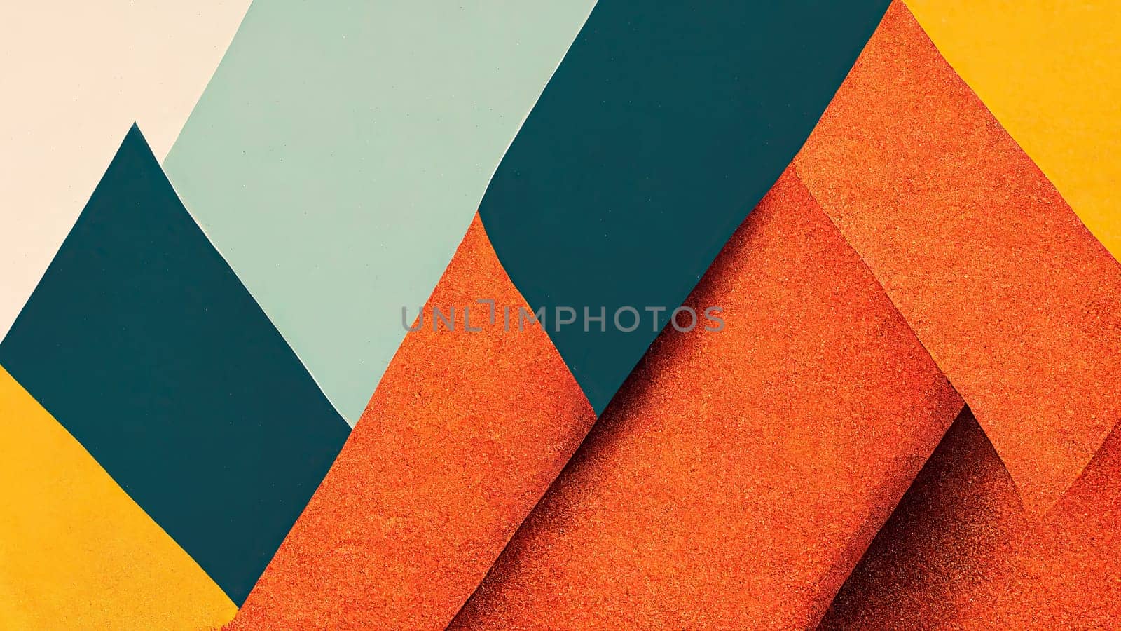 Vibrant geometric pattern on modern minimalist background. artificial art