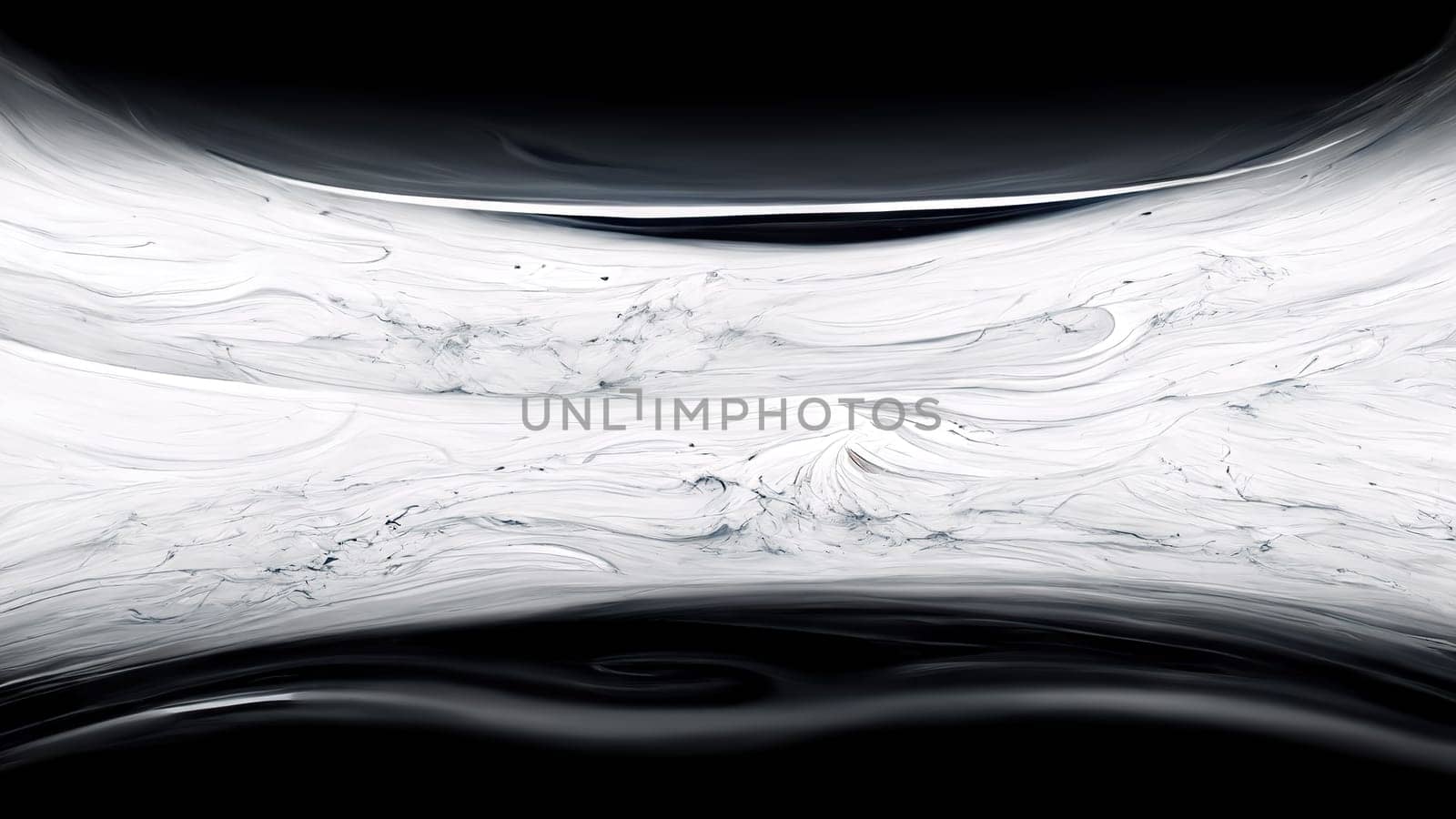 Monochrome liquid backdrop with textured gradient. artificial art
