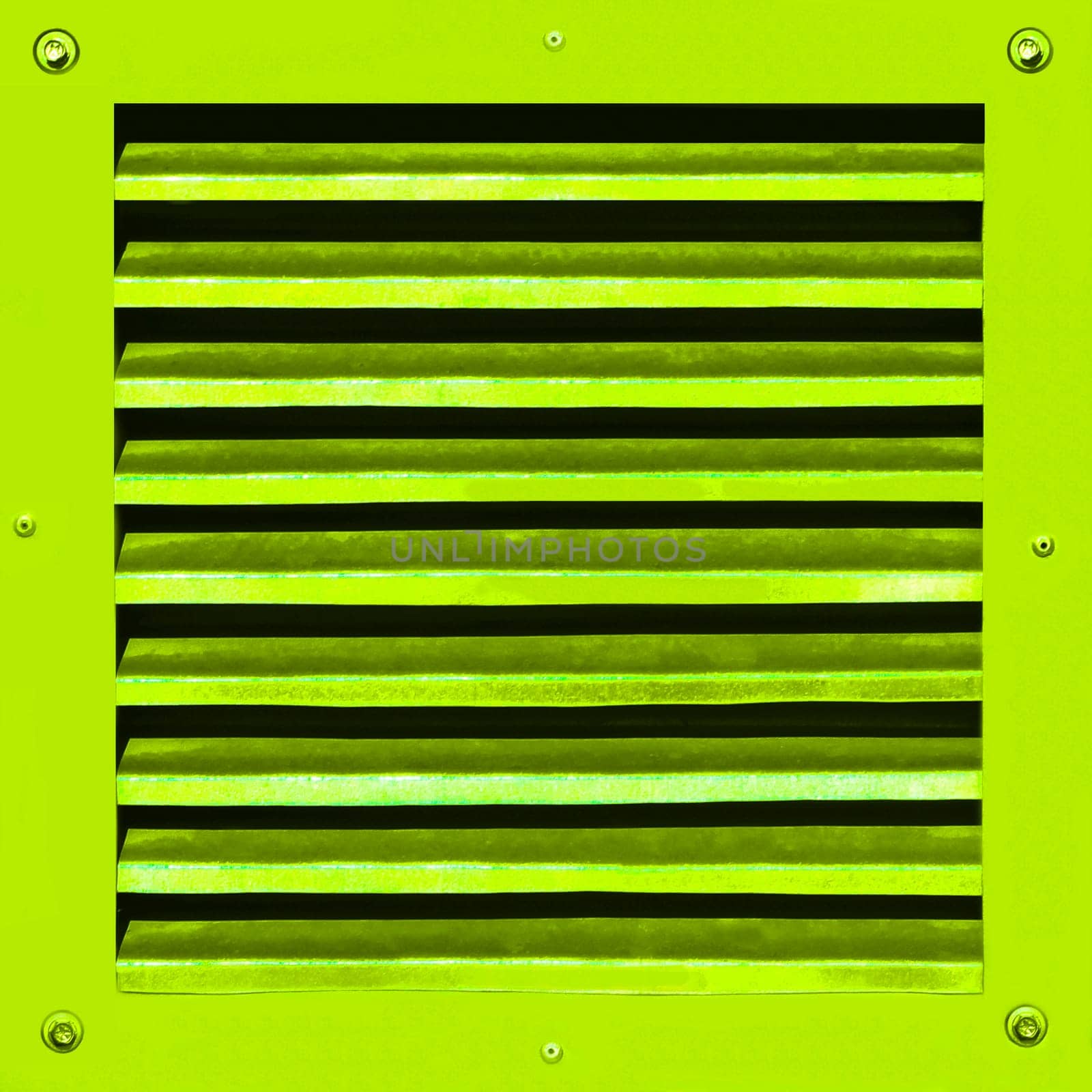 salad metal openings for ventilation out.