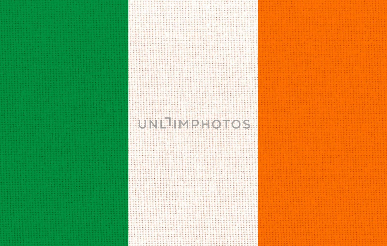 Flag of Ireland. Irish flag. Irish national flag. Republic of Ireland. European country. State symbol of Ireland