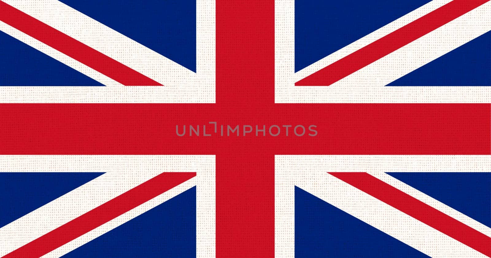 Flag of England on fabric surface. English national flag on textured background. English state flag. Fabric Texture. English Kingdom symbol. European country