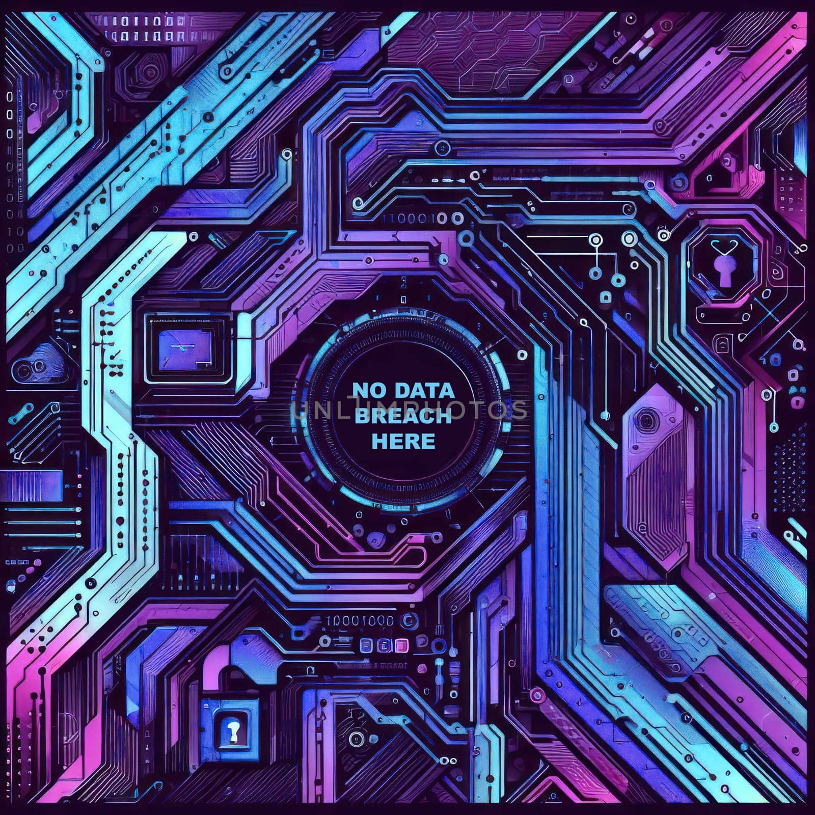 Cyber security and protection of network private information and data future technology concept generative ai