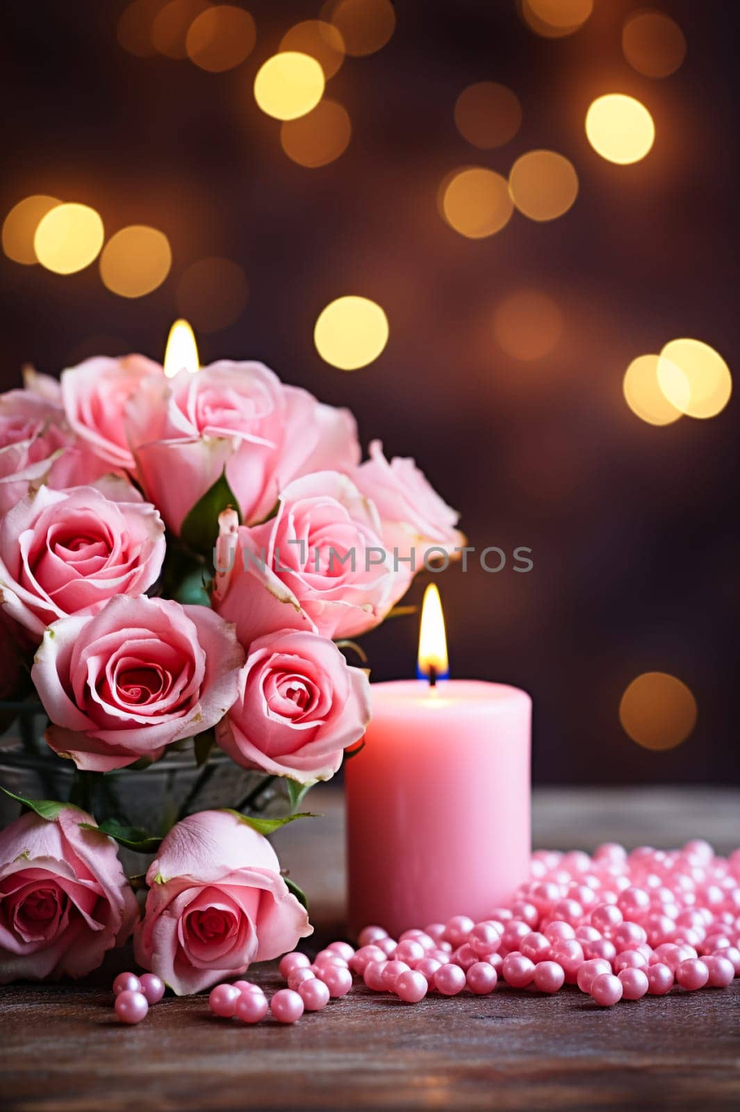 Faith, hope, love and Valentine's Day background. AI generativ.