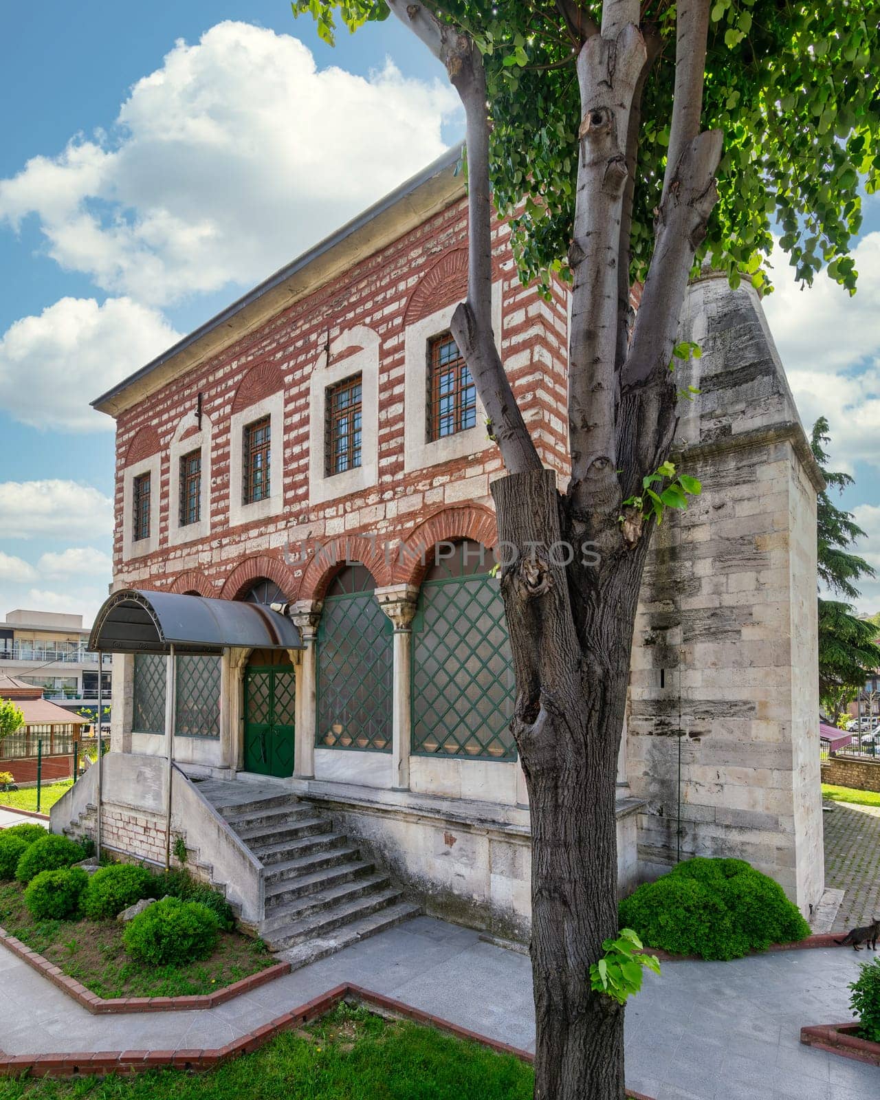 Sepsefa Mosque, aka Sepsefa Hatun Mosque, an Ottoman era mosque, built by Fatma Sepsefa Hatun in 1787, located in Ataturk Boulevard, Fatih district, Istanbul, Turkey