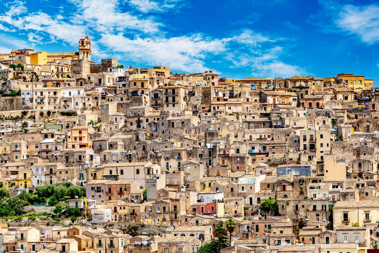 Architecture of Modica in Val di Noto, southern Sicily, Italy