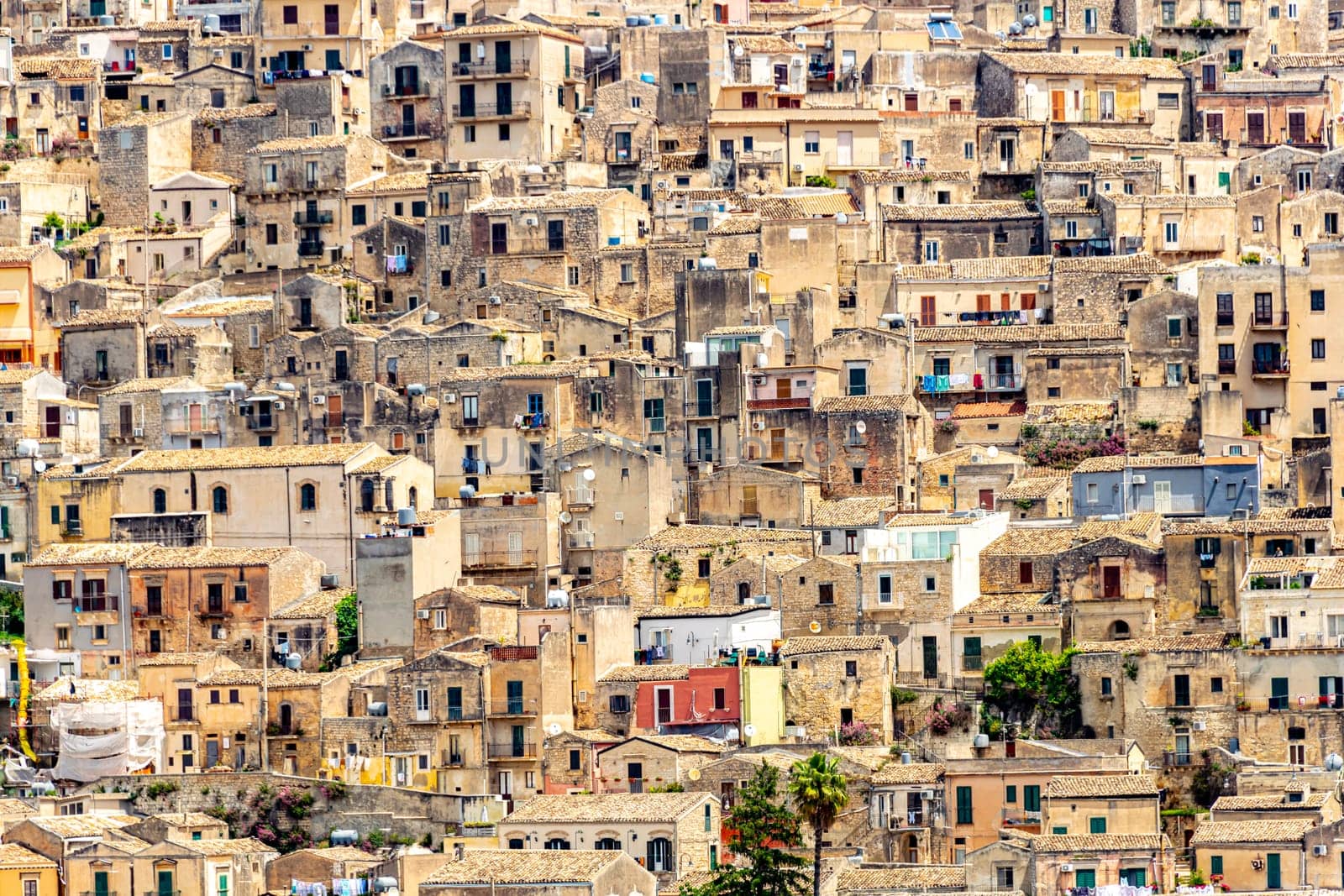 Architecture of Modica in Val di Noto, southern Sicily, Italy
