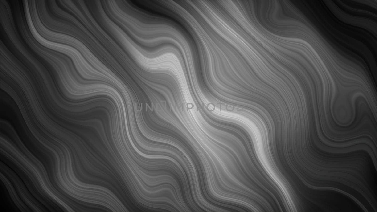Waving gray lines. Computer generated 3d render