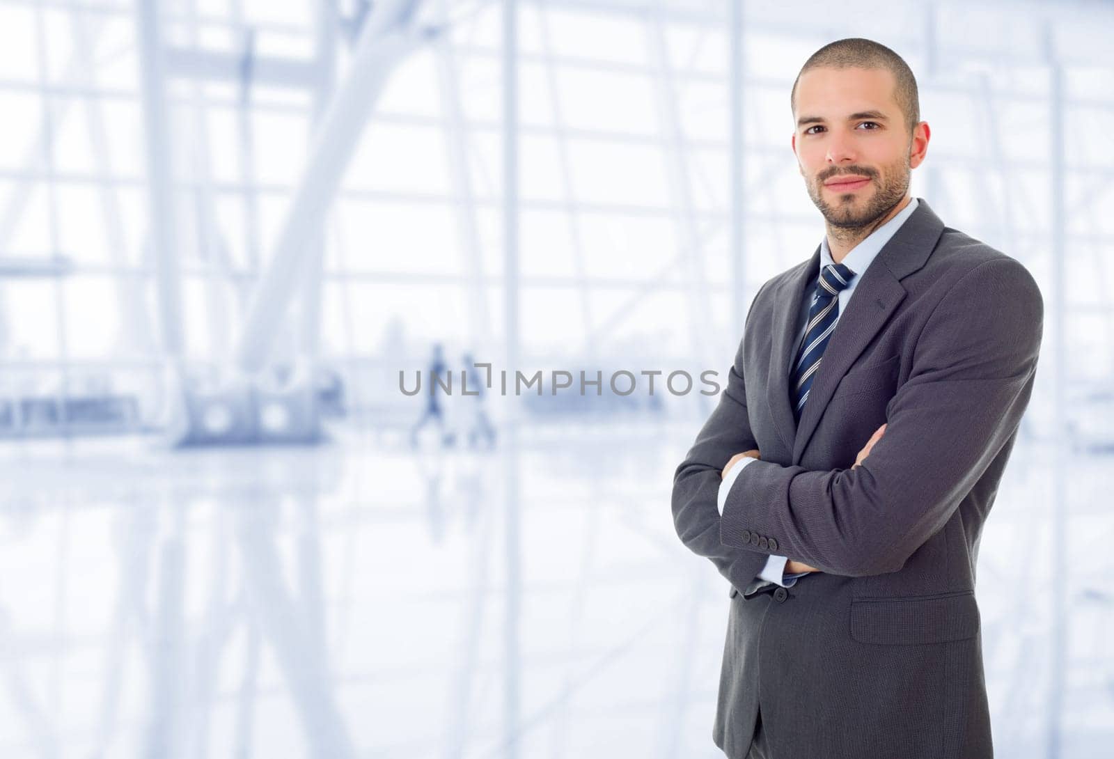 young business man portrait at the office