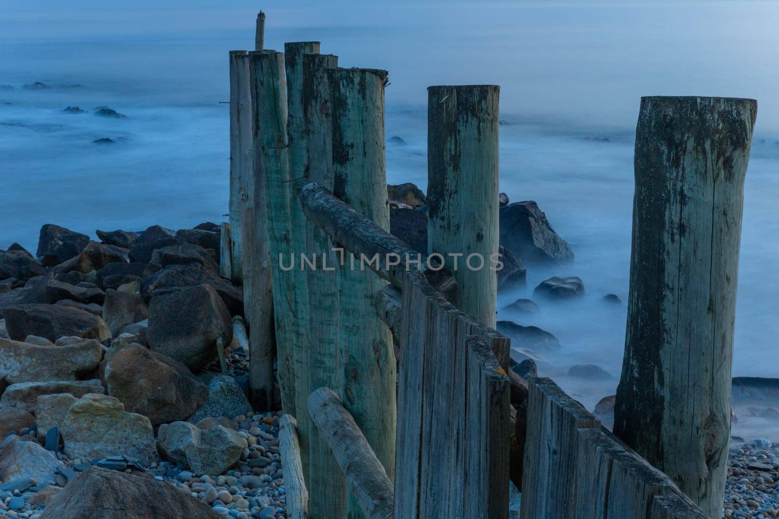 long exposure at the ocean in Cepaes, Esposende, north of Portugal