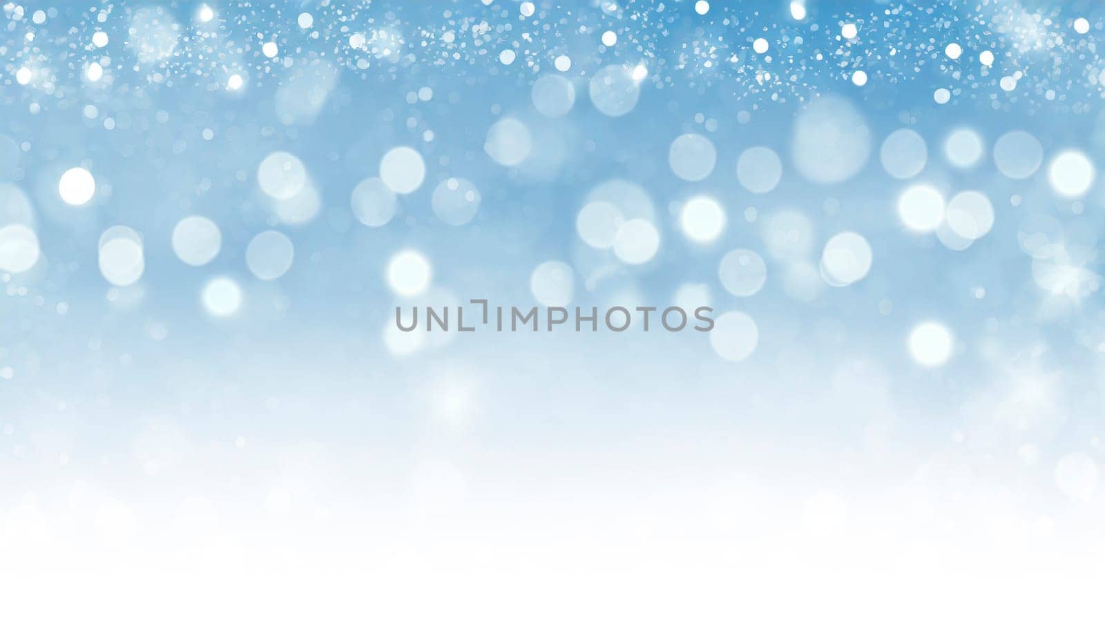Winter holiday background with snowflakes cold winter sky with copy space, AI generated