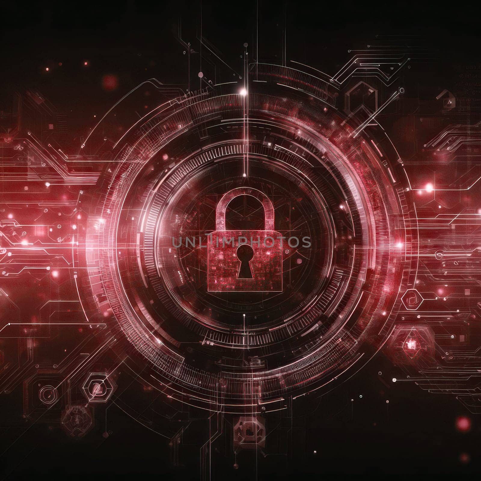 Cyber security and protection of network private information and data future technology concept generative ai