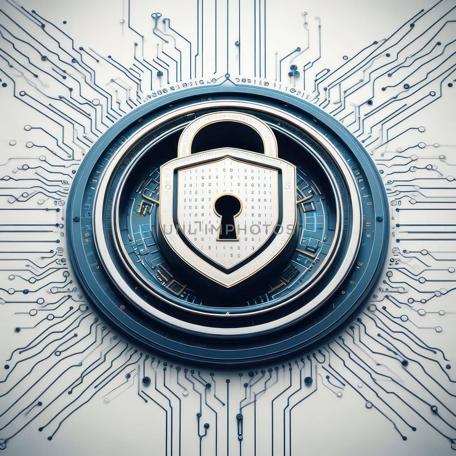 Cyber security and protection of network private information and data future technology concept generative ai