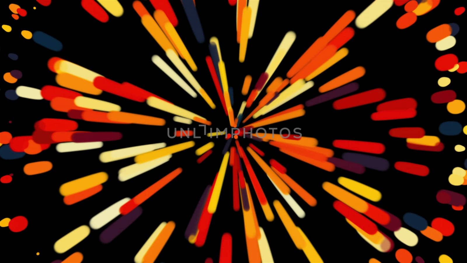 Speed particles and lines. Computer generated 3d render