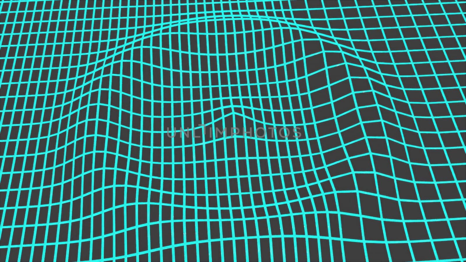 Abstract grid waves. Computer generated 3d render