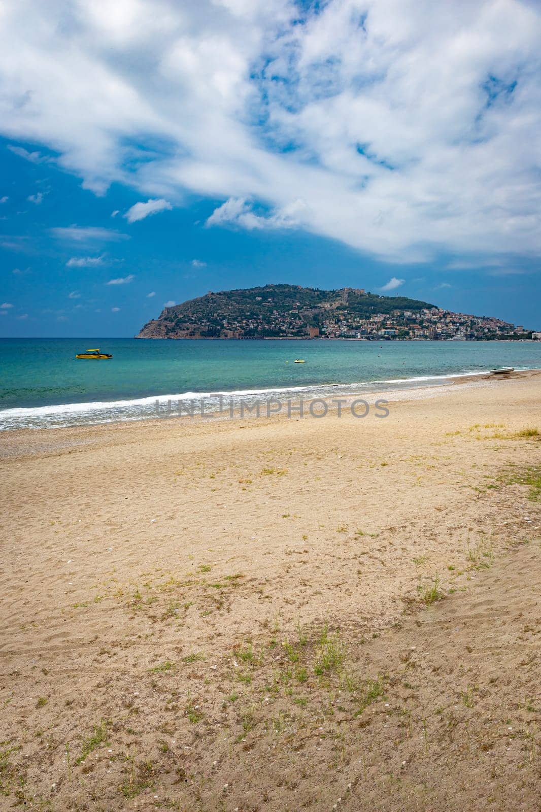 Alanya beach in Turkey, travel landscape